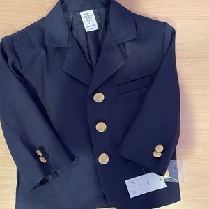 Boutique toddler navy lined blazer